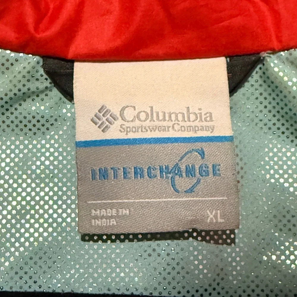 Columbia Sportswear Women L Red Bugaboo Omni-Heat Snow Ski Jacket Insulated